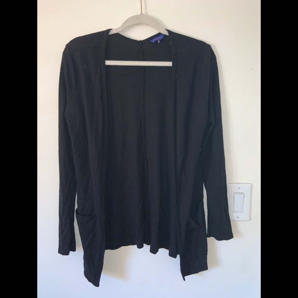 Black cardigan